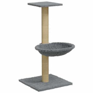 vidaXL Kattenmeubel met sisal krabpaal 74 cm lichtgrijs