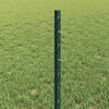 vidaXL Hek met Paal Groen 0,6 x 50 m Staal en PVC