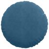 vidaXL Zitkussens 2 stuks Blauw &Oslash; 40 x 13 cm Fluweel