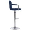 vidaXL Barstoelen 2 st stof blauw