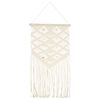 vidaXL Wandhanger macram&eacute; 40x80 cm katoen