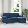vidaXL Bank 160cm Blauw Metaal