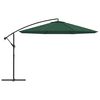 vidaXL Zweefparasol 3,5 m groen
