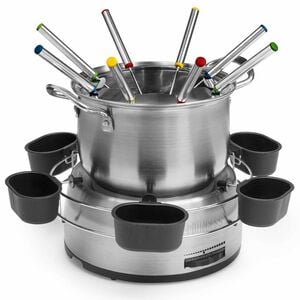 Princess Familie fondueset 800W roestvrij staal grijs