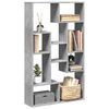 vidaXL Boekenkast 72x20x120,5 cm bewerkt hout betongrijs