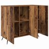 vidaXL Dressoir Oudhout 89,5 x 34 x 80 cm Bewerkt hout