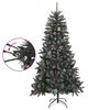 vidaXL Kunstkerstboom met standaard 180 cm PVC groen