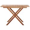 vidaXL Tuintafel 110x67x74 cm massief acaciahout