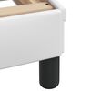 vidaXL Bed "Viana" met matras kunstleer wit 180x200 cm