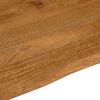 vidaXL Tafelblad met natuurlijke rand 110x80x3,8 cm massief mangohout
