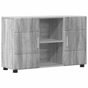 vidaXL Dressoir FLORIN Grijs Sonoma 88,5 x 30,5 x 55,5 cm Bewerkt hout