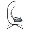 vidaXL Hangende ei-stoel Antraciet 94 x 107 x 196.5 cm Staal