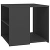 vidaXL Bijzettafel 50x50x45 cm spaanplaat grijs