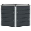 vidaXL Plantenbak Antraciet 129 x 129 x 75 cm Staal