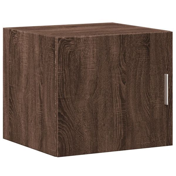 vidaXL Wandkast 45x42,5x40 cm bewerkt hout bruin eikenkleurig
