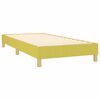 vidaXL Boxspring met matras en LED stof groen 90x190 cm