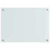 vidaXL Keuken Achterwand 2 pcs Wit 70 x 50 cm gehard glas