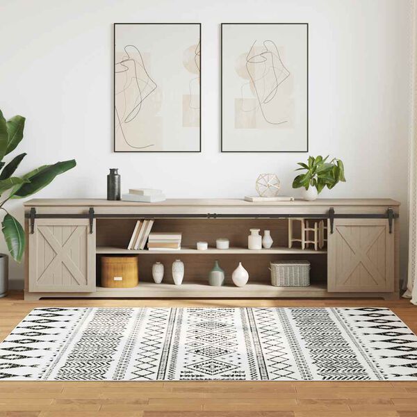 vidaXL Ophangset voor schuifdeur 244 cm koolstofstaal