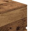vidaXL Nachtkastjes 2 st 39x35x65 cm bewerkt hout oud houtkleurig