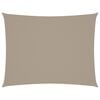 vidaXL Zonnescherm rechthoekig 3x4,5 m oxford stof taupe