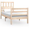 vidaXL Bedframe massief hout 90x200 cm