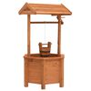 vidaXL Plantenbak wensput 40x40x84 cm vurenhout