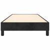 vidaXL Boxspring bed fluweel zwart 80x200 cm