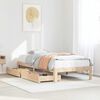 vidaXL Bedframe met lades massief grenenhout 90x190 cm
