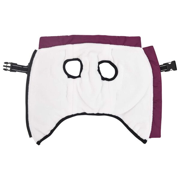 vidaXL Hondenjas Paars L28 Fleece en polyester