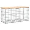 vidaXL Tuinbank schanskorfontwerp 83x31,5x42 cm massief grenenhout