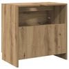 vidaXL Badkamer Kast Artisan Eiken 59 x 37 x 59 cm Bewerkt hout