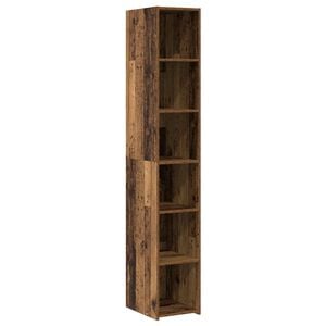 vidaXL Hoge kast Oud hout 30 x 41 x 185 cm Bewerkt hout