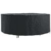 vidaXL Meubelhoes Zwart 244 x 244 x 105 cm 210D Oxford Stof
