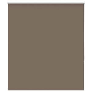 vidaXL Rolgordijn verduisterend koffie 125x175 cm stofbreedte 121,6 cm