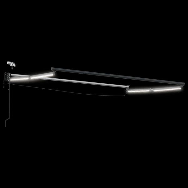 vidaXL Elektrisch uitschuifbaar zonnescherm frame Antraciet 2,5 x 2 m