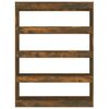 vidaXL Boekenkast/kamerscherm 100x30x135 cm gerookt eikenkleur
