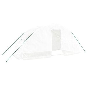 vidaXL Tuinkas met stalen frame 10 m&sup2; 5x2x2,3 m