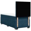 vidaXL Boxspring met matras fluweel blauw 90x190 cm