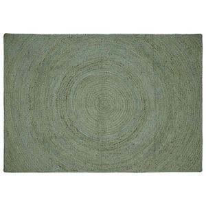 vidaXL Vloerkleden Olijfgroen 240 x 340 cm Jute