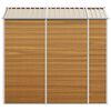 vidaXL Tuinhuis Lichtbruin 191x215x198 cm Gegalvaniseerd staal