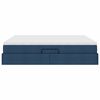 vidaXL Opbergbed met matras met matras Blauw 180 x 200 cm Polyester