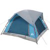 vidaXL Tent 4-persoons waterdicht blauw