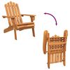 vidaXL Tuinstoel Adirondack massief acaciahout