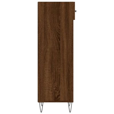 vidaXL Schoenenkast 30x35x105 cm bewerkt hout bruin eikenkleur