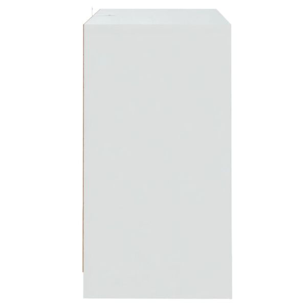 vidaXL Dressoir 70x41x75 cm bewerkt hout wit