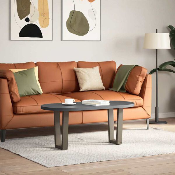 vidaXL Salontafelpoten 2 st V-vormig 28x(42-43,3) cm staal naturel