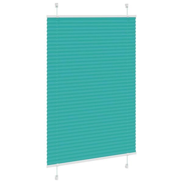 vidaXL Pliss&eacute; rolgordijn 90x150 cm stofbreedte 89,4 cm petrol groen
