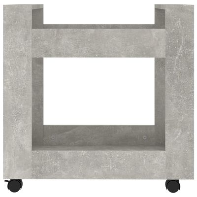 vidaXL Bureaukastje 60x45x60 cm bewerkt hout betongrijs