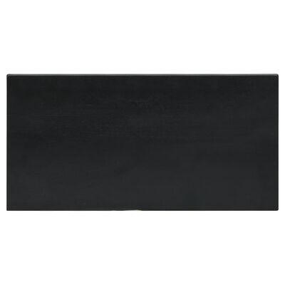 vidaXL Nachtkastje 60x30x75 cm massief mahoniehout zwart