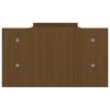 vidaXL Monitorstandaard 100x27x15 cm massief grenenhout honingbruin